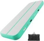 VEVOR Aufblasbare Gymnastikmatte 300x100x20 cm Airtrack-Turnmatte Mintgr&uuml;n |...