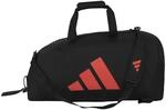 adidas 2in1 Bag Polyester Combat Sports Black/red | 2 in 1 Tasche, als Rucksack...