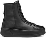 Geox Damen - Boots SPHERICA in schwarz Glattleder