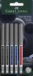 Faber-Castell - Tintenroller Set Free Ink Fine, 5 St&uuml;ck | Dokumentenechte