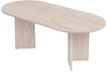 Ausziehbarer Esstisch, Travertine-Farbe, Breite 160&ndash;200 cm x H&ouml;he 75 cm x...