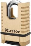 MASTER LOCK Hochleistungs-Vorh&auml;ngeschloss aus Massivmessing [geschlossener