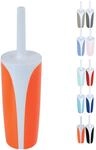 MSV WC B&uuml;rste &bdquo;Kandy aus Kunststoff WC Garnitur Toilettenb&uuml;rste Orange