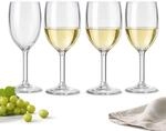alpina Kunststoff Weingl&auml;ser Set 4 St&uuml;ck - Weinglas 250 ml - Transparent mit Stiel