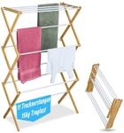 Relaxdays W&auml;schest&auml;nder, klappbar, 11 Stangen, HxBxT: 115 x 73 x 33 cm,...