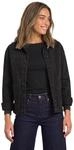 Street One Damen Jeansjacke mit Leo-Muster und Kragen