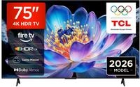 TCL 75V6D 75 Zoll, 4K UHD, Smart TV, Fire TV, HDR10+, Dolby Atmos, DTS:X, Game