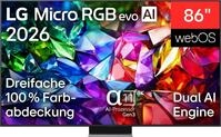 LG 86MRGB96B9B TV 86 Zoll (218 cm) 4K Micro RGB evo AI TV (&alpha;11 Gen3 4K...