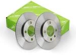 Valeo 2x Ge&ouml;lte Bremsscheiben 186855, Hinterachse | Vollscheiben, Valeo...