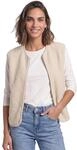 Street One Damen Teddy-Weste mit Zipper und Corddetails