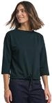 Street One Damen 3232024 3/4-Arm Shirt mit Boat Neck und Tunnelzug