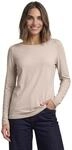 Damen Basic Shirt mit U-Boot-Ausschnitt