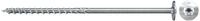 fischer PowerFast II WTP 8,0 x 380, kraftvolle Holzbauschraube mit Tellerkopf,