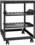 VEVOR 12U-Server-Rack mit offenem Rahmen 15-40" verstellbare Tiefe