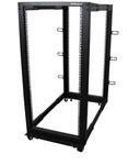 StarTech 25HE 4-Pfosten Server Rack, 19 Zoll Open Frame Serverrack, 101 cm