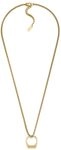Diesel D-Logo Herren-Halskette, DX1670710 | Goldfarbener Edelstahl