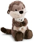 NICI Kuscheltier Otter Ophelio mit Teddy 7cm gestrickt 25cm - 63237 | Weiches