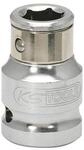 KS Tools 1/2'' Adapter-Stecknuss f&uuml;r Bits 5/16'' , auf H&auml;nger