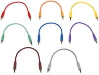 Hosa CMM-815 Patchkabel Set 15cm 3,5mm Miniklinke 8 Farben