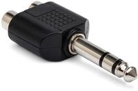Hosa GPR-484, Adaptor, Dual RCA to 1/4 in TRS