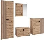 xonox.home - Garderobenkombination 4tlg. Keno Artisan Eiche melamin | bestehend...