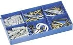 100 St&uuml;ck Haken und D&uuml;bel Sortiment