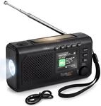 Technaxx Notfall Kurbel Solar DAB+ Radio Bluetooth Powerbank TX-414 |...