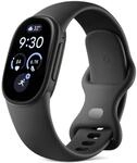 Fitbit Edge von Google - Geh&auml;use in Matte Black/Sportarmband in Obsidian 