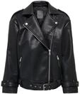 ONLY Damen Onlsoft Faux Leather Ovs. Biker Cc Otw Onlsoft Faux Leather Ovs....