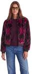 Street One Studio Damen 2118181 Fake Fur Blouson mit Karomuster