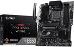 MSI PRO B550-S WIFI6E | F&uuml;r AMD Ryzen 5000/5000G/4000G/3000/3000G, DDR4 Boost...