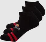 Ellesse Unisex Melna 3pk Trainer Liner Socken