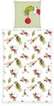 Herding Grinch Bettw&auml;sche, Kissenbezug ca. 80x80 cm, Bettbezug ca. 135x200 cm,...