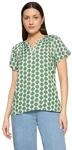 Cartoon Damen Blusenshirt mit R&uuml;schen