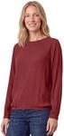 Cecil Damen Langarm Bluse mit Rundhals und Smokdetail