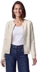 Cecil Damen Federgarn Cardigan mit Rundhals