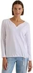 Damen Shirt mit Split Neck im Tunika-Look