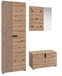 xonox.home - Garderobenkombination 3tlg. Keno Artisan Eiche melamin | bestehend...