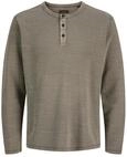 Einfarbig Langarm-T-Shirt | Regular Fit, Einfarbig, Langarm, Casual, Bei max. 40&deg;C
