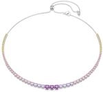 Swarovski Matrix Kollektion, Farbverlauf von Rundschliffen, Mehrfarbig, Rhodiniert