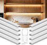 VEVOR LED Profil 10er-Pack 2 m, Eloxierte Aluminiumprofile mit Milchiger...