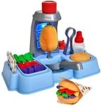 Simba Art & Fun Knetset D&ouml;ner-Kebab-Station &ndash; Kreativset mit Knete (3X 80 g,...