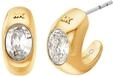 Michael Kors Damenohrringe aus vergoldetem Messing mit sicherem Stecker
