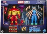 Marvel Legends Series Marvel Games Iron Man vs Marvel's Spiral, Avenger vs....