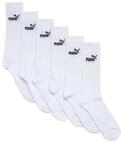 Puma Unisex Kinder Puma Elements Crew-Socken 6P, Wei&szlig;, Wei&szlig;, 43-46