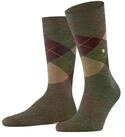 Burlington Herren Edinburgh Melange Socken Wolle atmungsaktiv
