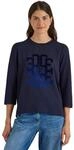 Cecil Damen 3231413 3/4-Arm Shirt mit Rundhals und Wording (1er Pack)
