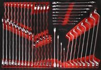 KS Tools 811.0050 Schraubenschl&uuml;ssel-Satz in Schaumstoffeinlage, 50-tlg