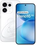 Oppo Reno16 5G Handy 8+256GB 6000mAh 120Hz 50MP, Pop White | 50 MP