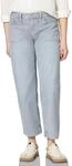 Street One Damen Straight Leg Jeans mit Streifen 3818024